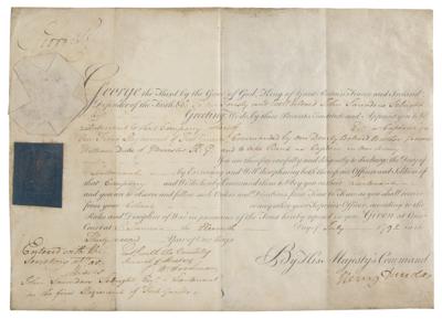 Lot #283 King George III Document Signed