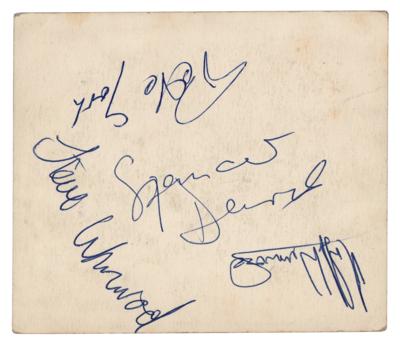 Lot #544 Spencer Davis Group Signed Promo Card