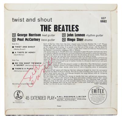 Lot #509 Beatles: John Lennon Signed 'Twist and Shout' EP - Image 1