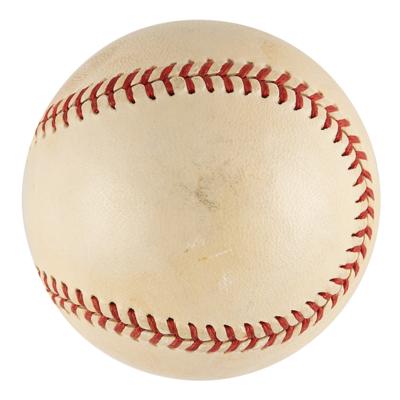 Lot #719 Babe Ruth Signed Baseball - Image 3