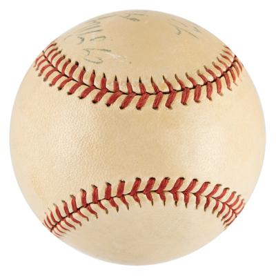 Lot #719 Babe Ruth Signed Baseball - Image 4