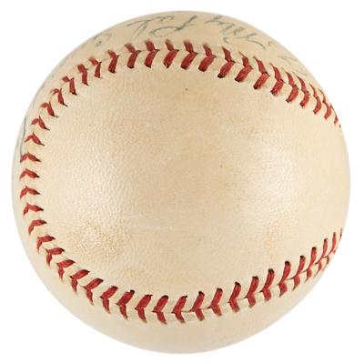 Lot #719 Babe Ruth Signed Baseball - Image 5