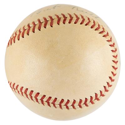 Lot #719 Babe Ruth Signed Baseball - Image 6