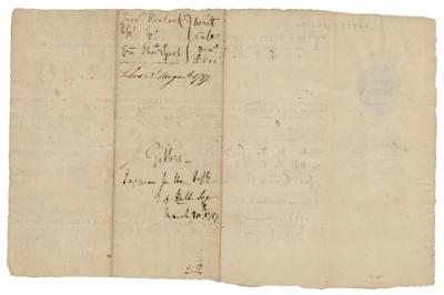 Lot #149 Edward Rutledge Document Signed on Thomas Lynch - Image 2