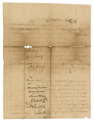 Lot #146 William Hooper Document Signed - Image 2