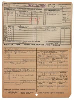 Lot #408 Wally Schirra Document Signed - Image 1