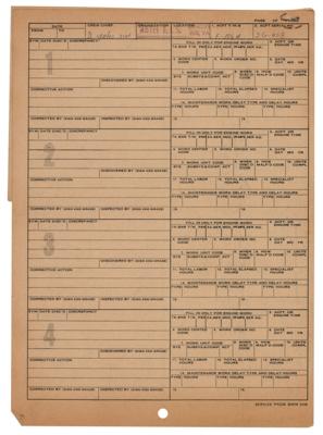 Lot #408 Wally Schirra Document Signed - Image 3