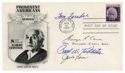 Lot #341 Enola Gay Crew Signed First Day Cover - Image 1