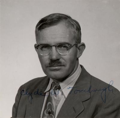 Lot #233 Clyde Tombaugh Signed Photograph - Image 1