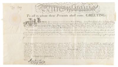 Lot #147 Thomas McKean and Timothy Matlack Archive of (18) Signed Land Grants - Image 1