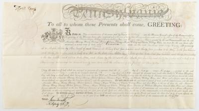 Lot #147 Thomas McKean and Timothy Matlack Archive of (18) Signed Land Grants - Image 10