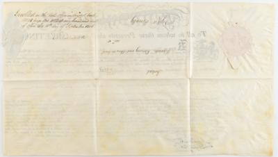 Lot #147 Thomas McKean and Timothy Matlack Archive of (18) Signed Land Grants - Image 13