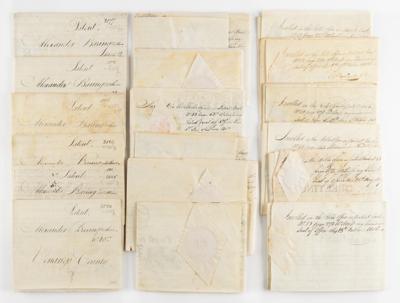 Lot #147 Thomas McKean and Timothy Matlack Archive of (18) Signed Land Grants - Image 2