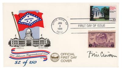 Lot #77 Bill Clinton Signed First Day Cover - Image 1