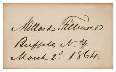Lot #89 Millard Fillmore Signature