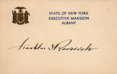 Lot #133 Franklin D. Roosevelt Signature
