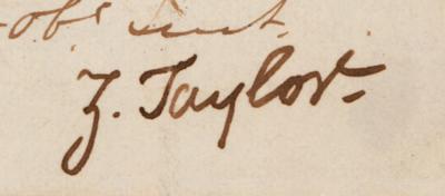 Lot #15 Zachary Taylor Letter Signed on Presidential Candidacy - Image 2