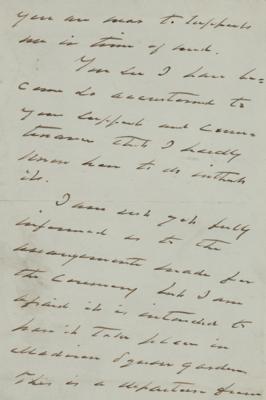 Lot #71 Grover Cleveland Autograph Letter Signed - Image 2