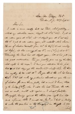 Lot #226 Christian Heinrich Friedrich Peters Autograph Letter Signed - Image 1