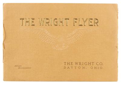 Lot #362 Wright Brothers: Wright Flyer Brochure (1911)