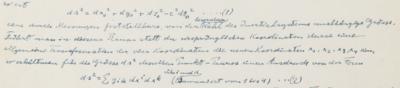 Lot #187 Albert Einstein Handwritten Manuscript: "The Essence of the Theory of Relativity" - Image 11