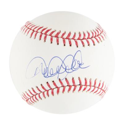 Lot #735 Derek Jeter Signed Baseball