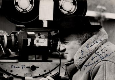 Lot #635 Federico Fellini Signed Photograph