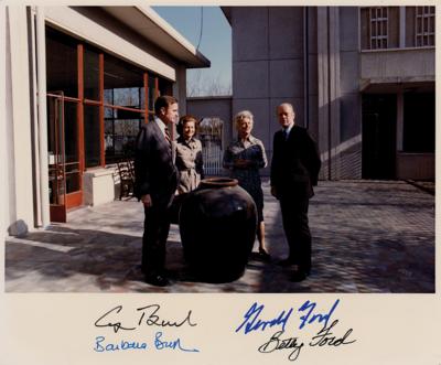 Lot #67 Bushes and Fords Signed Photograph
