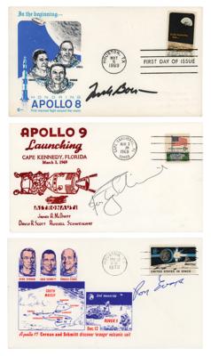 Lot #384 Apollo Astronauts (3) Signed Covers