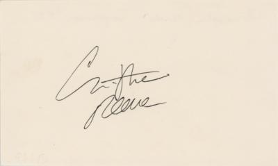 Lot #683 Christopher Reeve Signature