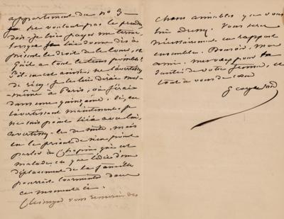 Lot #478 George Sand Autograph Letter Signed on Frederic Chopin - Image 5