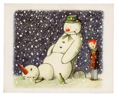 Lot #421 Banksy: Rude Snowman Christmas Card - Image 1