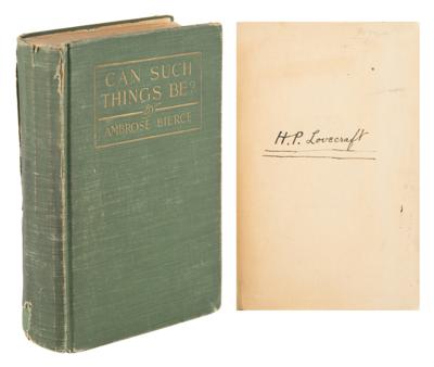 Lot #469 H. P. Lovecraft Signed Book