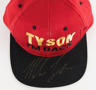 Lot #747 Mike Tyson Signed Baseball Cap - Image 2