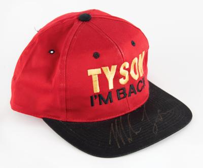 Lot #747 Mike Tyson Signed Baseball Cap - Image 3