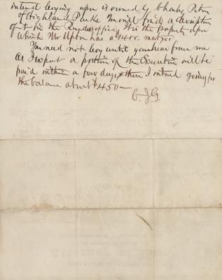 Lot #205 Charles Guiteau Autograph Letter Signed - Image 2