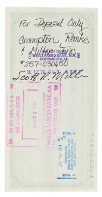 Lot #192 Steve Jobs Signed Check (1976) to Early Apple Computer Consulting Firm - Image 2