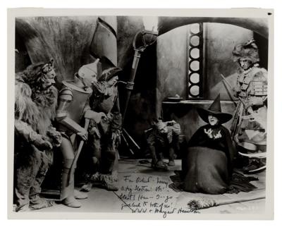 Lot #709 Wizard of Oz: Margaret Hamilton Signed