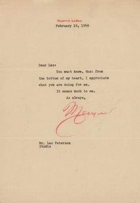 Lot #711 Wizard of Oz: Mervyn LeRoy Typed Letter