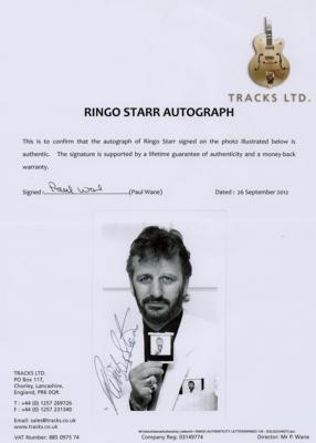 Lot #539 Beatles: Ringo Starr Signed Photograph - Image 2
