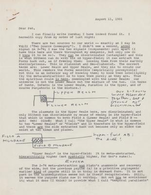 Lot #463 Philip K. Dick Hand-Annotated Typed Letter Signed - Image 1