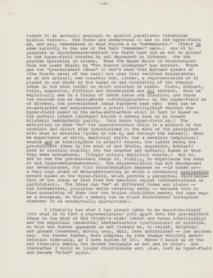 Lot #463 Philip K. Dick Hand-Annotated Typed Letter Signed - Image 2