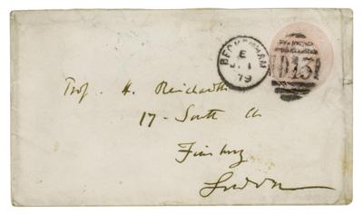 Lot #182 Charles Darwin Signature and Hand-Addressed Envelope - Image 2