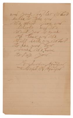 Lot #271 Anderson Hatfield Autograph Letter Signed - Image 2