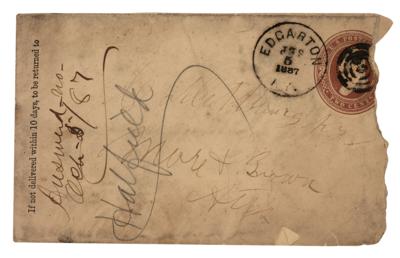 Lot #271 Anderson Hatfield Autograph Letter Signed - Image 3