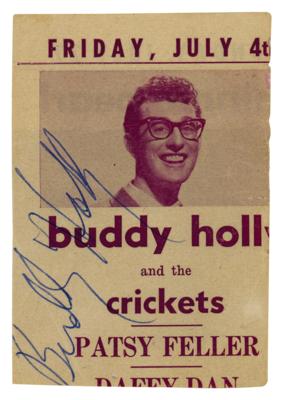Lot #513 Buddy Holly Signature