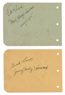 Lot #597 Three Stooges Signatures