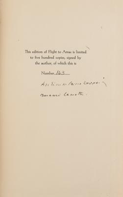 Lot #477 Antoine de Saint-Exupery Signed Book - Image 2