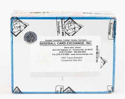 Lot #722 1982 Topps Baseball Wax Box - Image 2