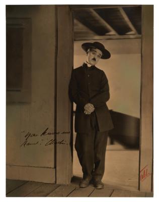 Lot #564 Charlie Chaplin Signed Photograph to